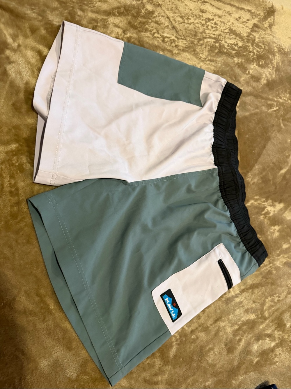 Kavu Two-Tone lavendar & grey Shorts